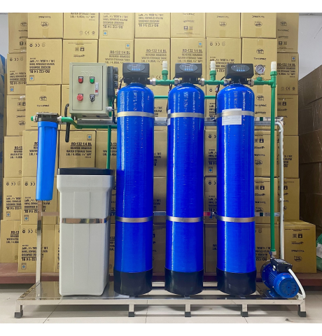 Bộ làm mềm  1m3/h