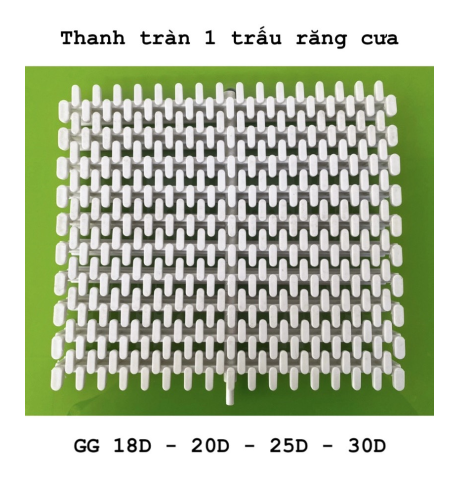 Thanh tràn bể bơi mẫu D