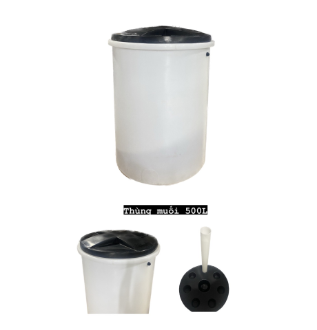 Thùng muối 500L