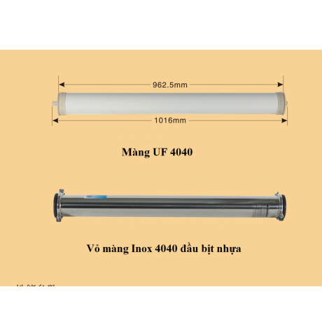 Vỏ màng + Màng UF 4040