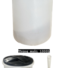 Thùng muối 1000L. 