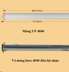 Vỏ màng + Màng UF 4040
